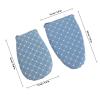 EXHUMKY Handheld Mini Ironing Board Tabletop with Heat-Resistant Garment Steamer Gloves 2pcs Night Sky Blue for Home and Travel Use view 2