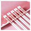 Chopsticks Set, Porcelain Reusable Chopsticks Cute Pink,10 Pairs Premiumhopsticks Set with Case(Grn) view 2
