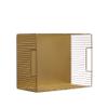 Ashland Gold Metal Tote Basket, Spring Home Decor view 3