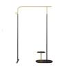 JOSOGO Gold Coat Racks with Marble Base Heavy Duty Clothes Rack Metal Coat Tree for Clothes Hats Scarfs Totes(Black,100 * 160cm) view 1