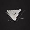 6 Piece Stainless Steel Serrated Chocolate Scraper for Icing Baking view 2