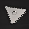 6 Piece Stainless Steel Serrated Chocolate Scraper for Icing Baking view 3