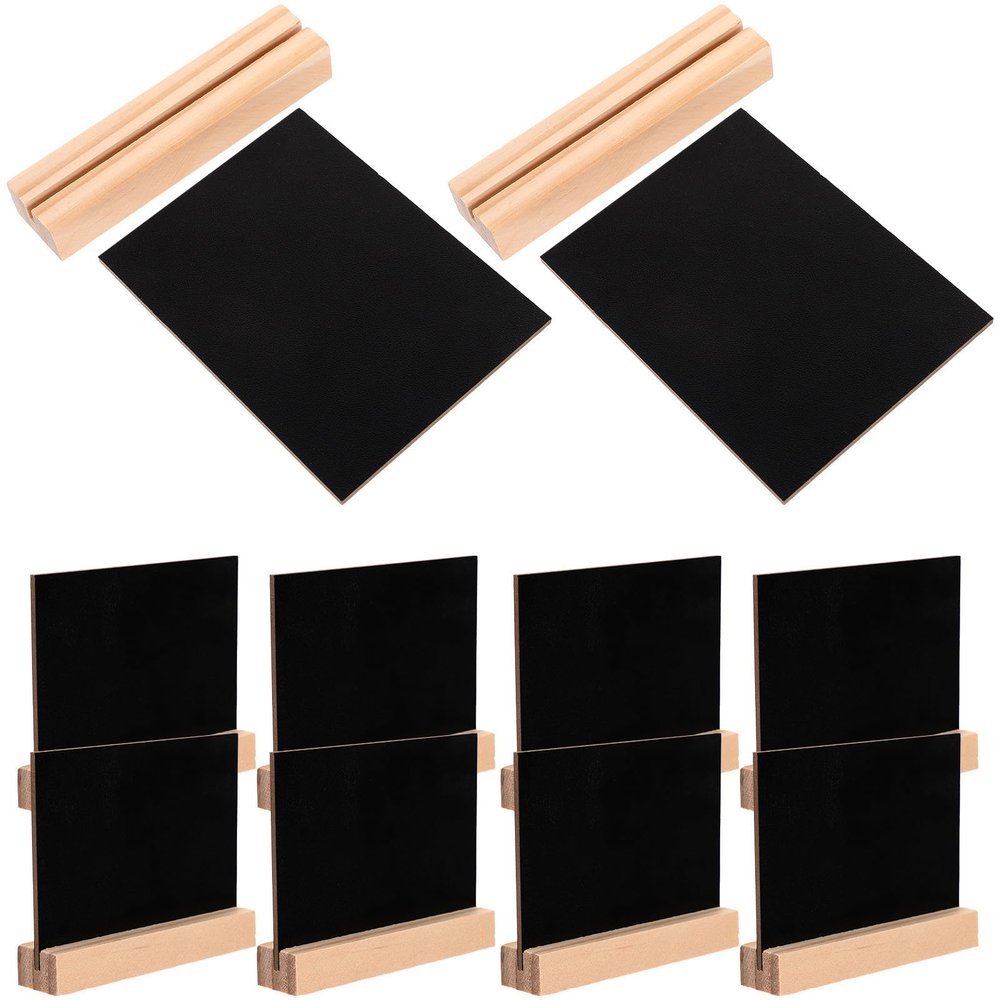 10pcs Double Sided Wooden Message Boards for Signs and Notes