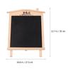 PRETYZOOM Magnetic Wooden Small House Chalkboard with Stand, Decorative Erasable Message Board for Home Accessory and Desktop Use, Household Magnetic Chalkboard Sign for Notes and Reminders view 2