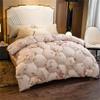 4 Season Duvet Hairy Thick Winter Bedding Warm Cotton Quilt 3D Print Under Quilt Home Textiles(220 * 240CM 5KG) view 3