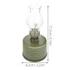 Ceramic Kerosene Lamp Vintage Emergency Lighting Hand Painted for Home view 2