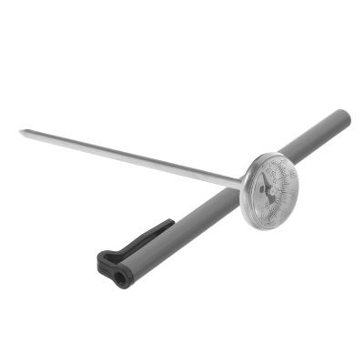 DECHOUS Stainless Steel Food Probe Thermometer Dial for Cooking and Milk Frothing, Instant-Read Temperature Gauge 10 to 100, Kitchen Meat and Coffee Temperature Tool for Home Use