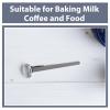 DECHOUS Stainless Steel Food Probe Thermometer Dial for Cooking and Milk Frothing, Instant-Read Temperature Gauge 10 to 100, Kitchen Meat and Coffee Temperature Tool for Home Use view 3