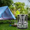 Denash Portable Kerosene Heater, 2.6KW Adjustable Height Indoor Radiant Heater with 5.2L Oil Tank, Non Electric Kerosene Heater for Home, Camping, Emergency view 3