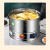 MDYHY Food Steamer for Cooking Electric Food Steamers 3-Tier Stainless Steel Steamer Thermostatically Controlled Automatic Heating Perfect for Breakfast view 2