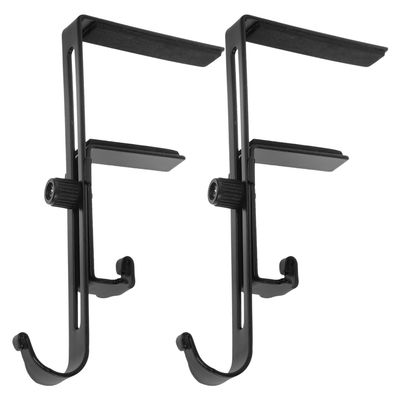 GANAZONO Christmas Stocking Holder Hooks 2pcs Adjustable Xmas Sock Hangers Fireplace Mantel Hooks Holiday Decoration Home Mantel Stocking Hanger
