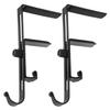 GANAZONO Christmas Stocking Holder Hooks 2pcs Adjustable Xmas Sock Hangers Fireplace Mantel Hooks Holiday Decoration Home Mantel Stocking Hanger view 1