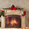 GANAZONO Christmas Stocking Holder Hooks 2pcs Adjustable Xmas Sock Hangers Fireplace Mantel Hooks Holiday Decoration Home Mantel Stocking Hanger view 4