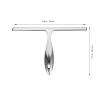 Hemobllo Stainless Steel Glass Door Squeegee with 10-inch Blade and Nail-Free Adhesive Hook, Shower and Car Window Cleaner for Bathroom Glass Doors and Car Windshields view 2
