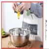 2026 New Thickened Stainless Steel Basin, 3-in-1 Multifunctional Mixing Bowls with Colander & Grater Set, Heavy Duty Rice Rinser and Vegetable Shredder for Kitchen (9.44"/24cm) view 2