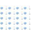 Yingluno Duvet Clips to Hold Comforter Inside 50PCS BedSheet Quilt Clip One Button Unlock Duvet Cover Fastener Anti Slip Blanket Buckles Holder Fixator Grippers(Blue) view 1