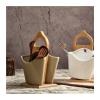 ASWRTYJO Wood Ceramic Chopstick Holder with Rackkitchen Storage Supplies Table Decoration(D) view 1