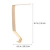 Alipis 2pcs Christmas Stocking Holders Metal Hanging Hooks Gold Fireplace Mantel Hook Heavy Duty Xmas Sock Holder for Holiday Decoration view 2