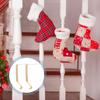 Alipis 2pcs Christmas Stocking Holders Metal Hanging Hooks Gold Fireplace Mantel Hook Heavy Duty Xmas Sock Holder for Holiday Decoration view 4