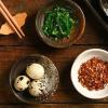 XUNTING Camping Plates Chinese Seasoning Dish Creative Ceramic Soy Sauce Dip Vinegar Plate Round Small Kitchen Supplies Tableware Dessert Tray Decorative Plate(B) view 4