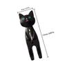 BAZEITFLOW Windproof Non-Slip Clothes Pegs and Quilt Clamps, Sturdy Plastic Clothespins for Home Laundry, Black White 4pcs Set, Cute Animal Design for Hanging Clothes and Quilts Outdoors view 2