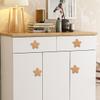 BESPORTBLE 4pcs Wooden Drawer Handles Cartoon Shape Moon Heart Pulls Cabinet Knobs Single Hole Furniture Dresser Pulls for Nursery and s Room view 4