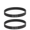 APJCYEN 2pcs Timing Drive Belt 2GT/2M Perimeter 140 142 150 160 180mm Width 6mm Synchronous Conveyor Spare Part Compatible with Vaccum Cleaner(2M-150-6) view 1