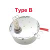 5-24v 110v 220v Low 1.4-60rpm Craft Rotate Exhibition Microwave Oven Gear AC Synchronous(20-24RPM) view 3
