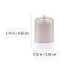 OFFIGAM Semi Automatic Plastic Toothpick Holder Container Pop-up Dispenser Storage Organizer for Home and Restaurant Use White view 2