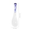 Alipis 10pcs Blue and White Plastic Soup Spoons Creative Food-grade Table Spoons for Home and Restaurant Dining view 2