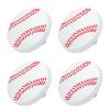 Cabilock s Baseball Pattern Cabinet Door Pull Handles 4pcs Rubber Drawer Knobs for Wardrobe and Furniture Accessories view 1