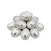10 Pcs Easter Eggs,Sliver/Gold Speckled Plastic Easter Egg Ornaments,Centerpiece Table Decorations for Indoor Outdoor Home Vase Filler Basket Spring Party DIY view 1