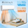 AZOUTDOOR 18000 BTU Smart WiFi Split Air Conditioner, 19 SEER2 230V Mini Split AC/Heating System up to 1250 Sq Ft, Alexa Voice Control Compatible,Includes Energy Efficient Inverter & Installation Kit view 2