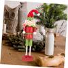 BEBEMOKO Christmas Nutcracker Doll Wooden Nutcracker Figure 25cm Tall Desktop Ornament 6.5cm Base Diameter Traditional Holiday Walnut Soldier Decor for Christmas Table and Shelf Display view 4