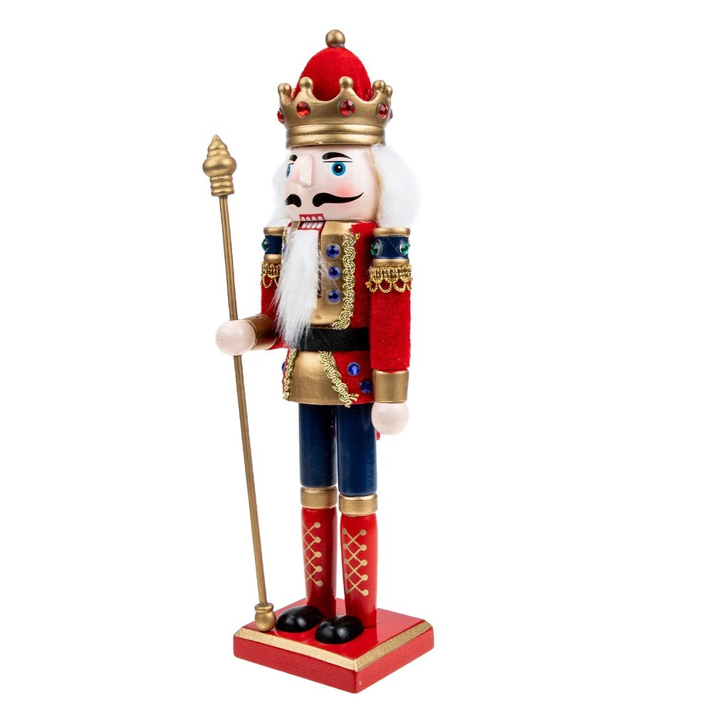 Xmas Festival Nutcracker Wooden Soldier Desktop Decor for Boys and Girls