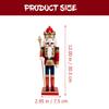Xmas Festival Nutcracker Wooden Soldier Desktop Decor for Boys and Girls view 2