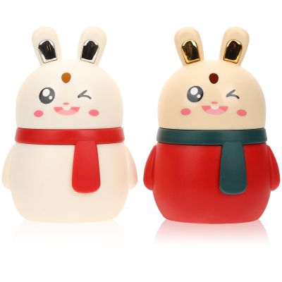 Kichvoe 2pcs Rabbit Shape Toothpick Holders Automatic Pop-up Toothpick Dispenser Home Kitchen Party Supplies Storage Box