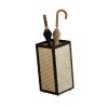 Lastic Rattan Free Standing Umbrella Rack Stand,Square Standing Umbrella Holder,Suitable for Hotel Offices Home(Color1) view 1