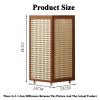Lastic Rattan Free Standing Umbrella Rack Stand,Square Standing Umbrella Holder,Suitable for Hotel Offices Home(Color1) view 2
