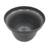Pemberly Row Handmade Iron Round Flower Vase, 8 in Diameter, Decorative Grey Finish, Lightweight 1 lb, Modern Accent for Bedroom, Living Room, Kitchen or Bathroom Decor view 2