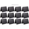BESPORTBLE Double-Sided Mini Chalkboard Erasable Writing Memo Board 12080mm Matte Black Desktop Message Sign for Shop Table Display 12pcs with Chalk Marker view 1