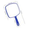 SEWACC 3 Pcs Portable Handheld Vanity Mirrors with Handles for Women, Blue Compact Travel Makeup Mirrors for Home, Salon, view 2
