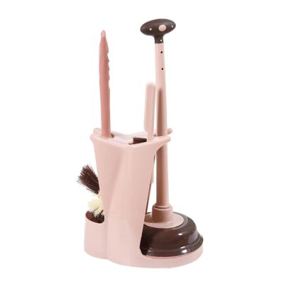 3-in-1 Toilet Brush and Plunger Set: Efficient Bathroom Cleaning Tool