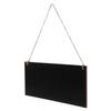Sosoport Small Chalkboard Sign Hanging Erasable Chalkboard Wall Memo Board 20x10cm Single-Sided Black Dry Erase Board for Home Kitchen Office Decoration view 1
