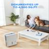 Midea 50 Pint Dehumidifier for Basement, 4,500 Sq. Ft, Energy star view 2
