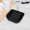 Restaurantware Black Paint Pail Lid, Fits 0.5 gal Pails, 27 oz, 1 Count view 3