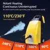LURECAQING Commercial Steam Cleaner, 3000W Heavy Duty, 3.5L Tank, 230F High Temp Steam for Restaurant Kitchen & Car, Lightweight Steamer, with 6 Brush Heads,20 - sec Heat - Up Blue view 3