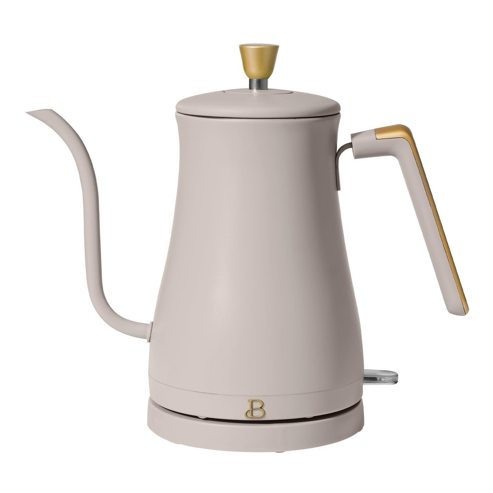 1 Liter Electric Gooseneck Kettle 1200W | Pour Over Coffee & Tea Kettle with Precision Spout | Fast Boil, Auto Shut-Off & Boil-Dry Protection | Stainless Steel