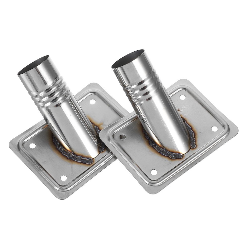 VICASKY 2pcs Stainless Steel Mop Handle Adapter Tips for 25mm Diameter