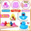 Deekin 5 Pcs Jesus Loves You Rubber Ducks Bulk Multicolor Easter Rubber Ducks for Pool Religious Party Favors Birthday Gifts Church Reward (1.4 Inch) view 2